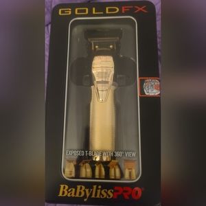 BabylissPRO GOLD FX787G Exposed T-Blade Trimmer